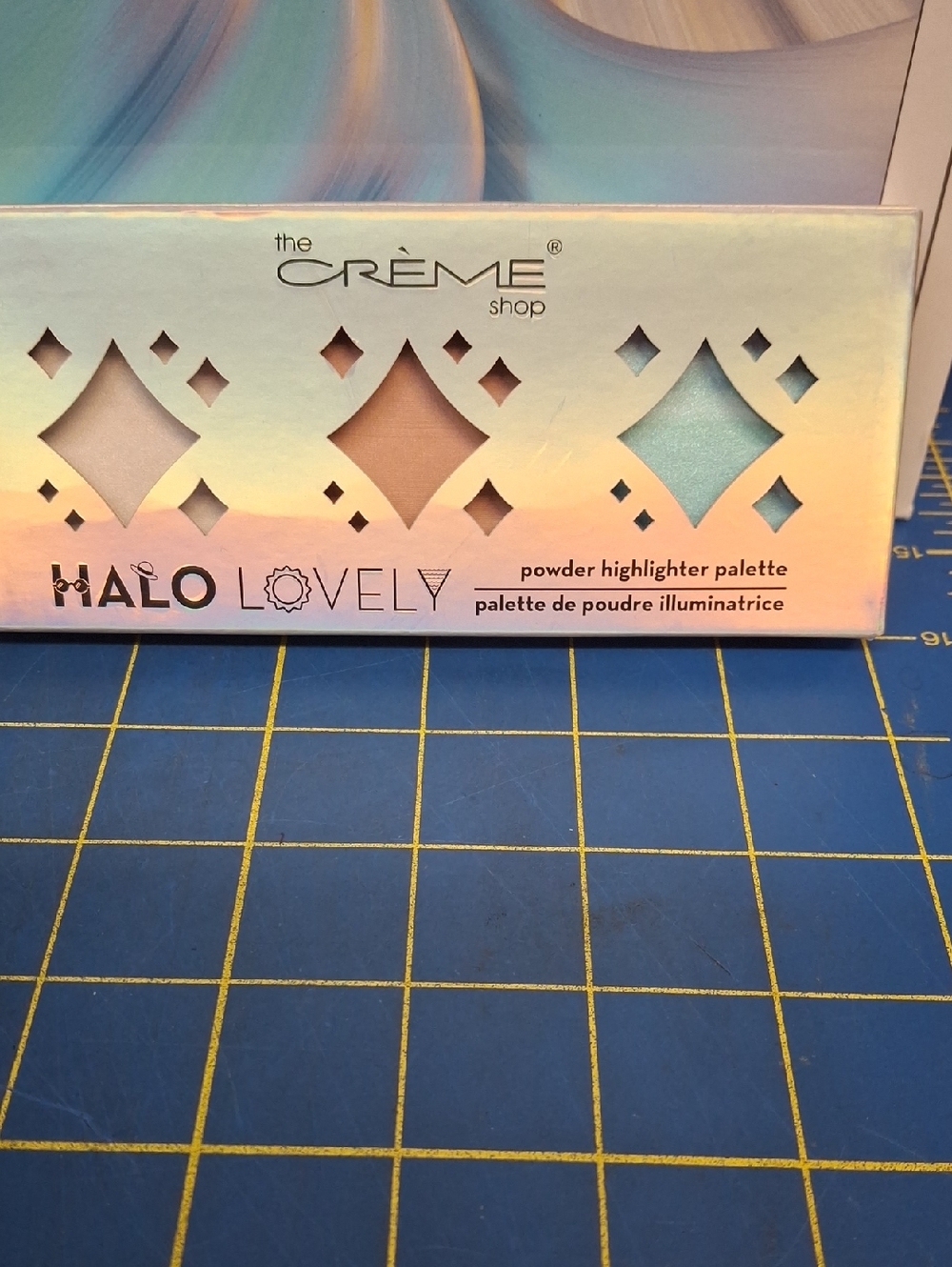 the CRÈME shop Halo Lovely Powder Highlighter Palette 15g New
